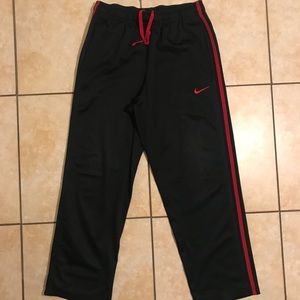 Nike Athletic Black/Red Sweatpants S